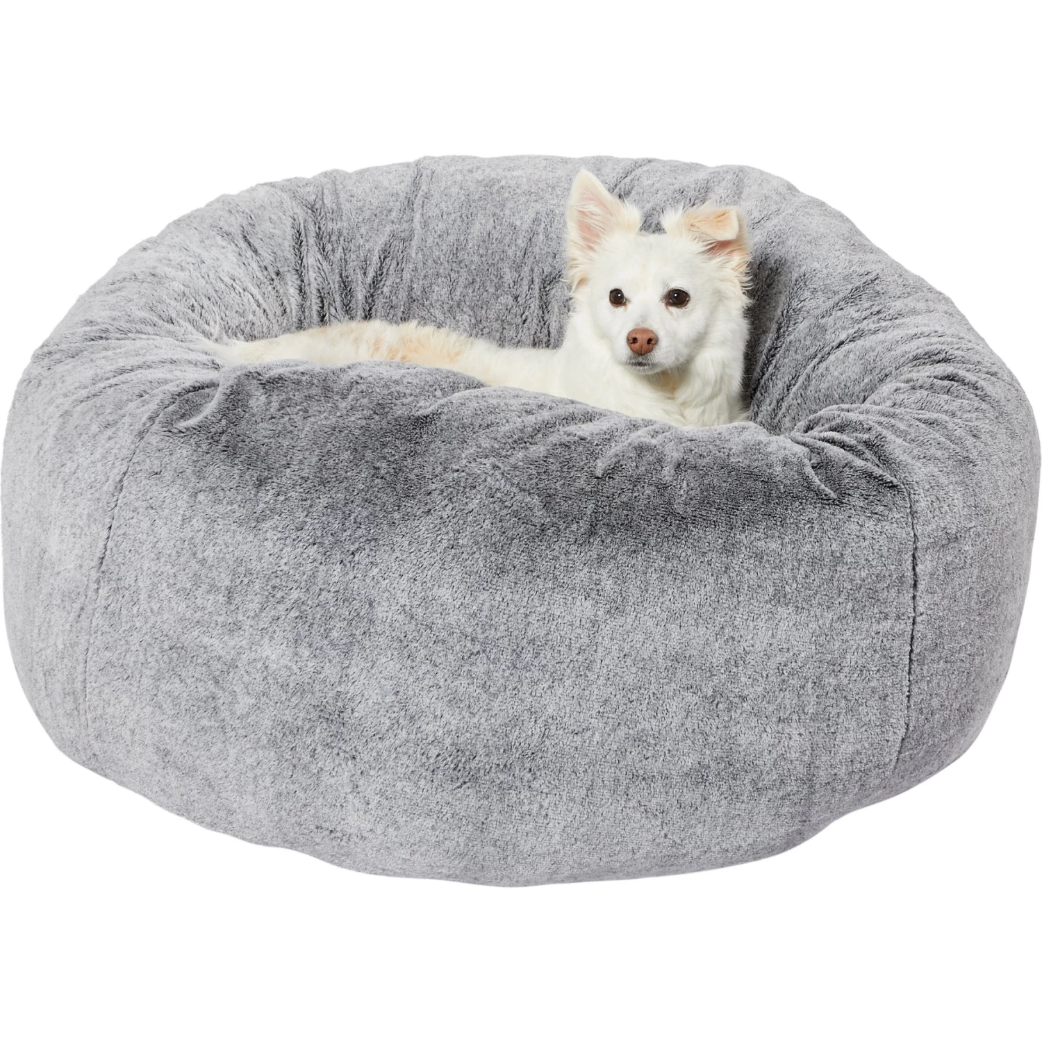 Frisco Plush Pouf Pillow Cat & Dog Bed 3 Frisco Plush Pouf Pillow Cat & Dog Bed - Image 3