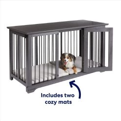 Frisco "Broadway" Dog Crate Credenza & Mat Kit -Cat Dog Supply Store 255324 PT3. AC SS1800 V1667228425