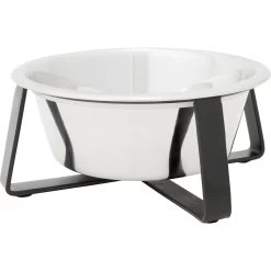 Frisco Black Iron Non-Skid Stainless Steel Dog & Cat Bowl