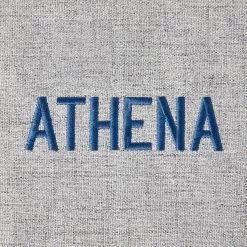 Frisco Faux Linen Corner Personalized Bolster Dog Bed W/Removable Cover, Harbour Blue, XL -Cat Dog Supply Store 262161 PT4. AC SS1800 V1615569989