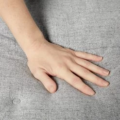 Frisco Faux Linen Corner Personalized Bolster Dog Bed W/Removable Cover, Harbour Blue, XL -Cat Dog Supply Store 262161 PT6. AC SS1800 V1615570057