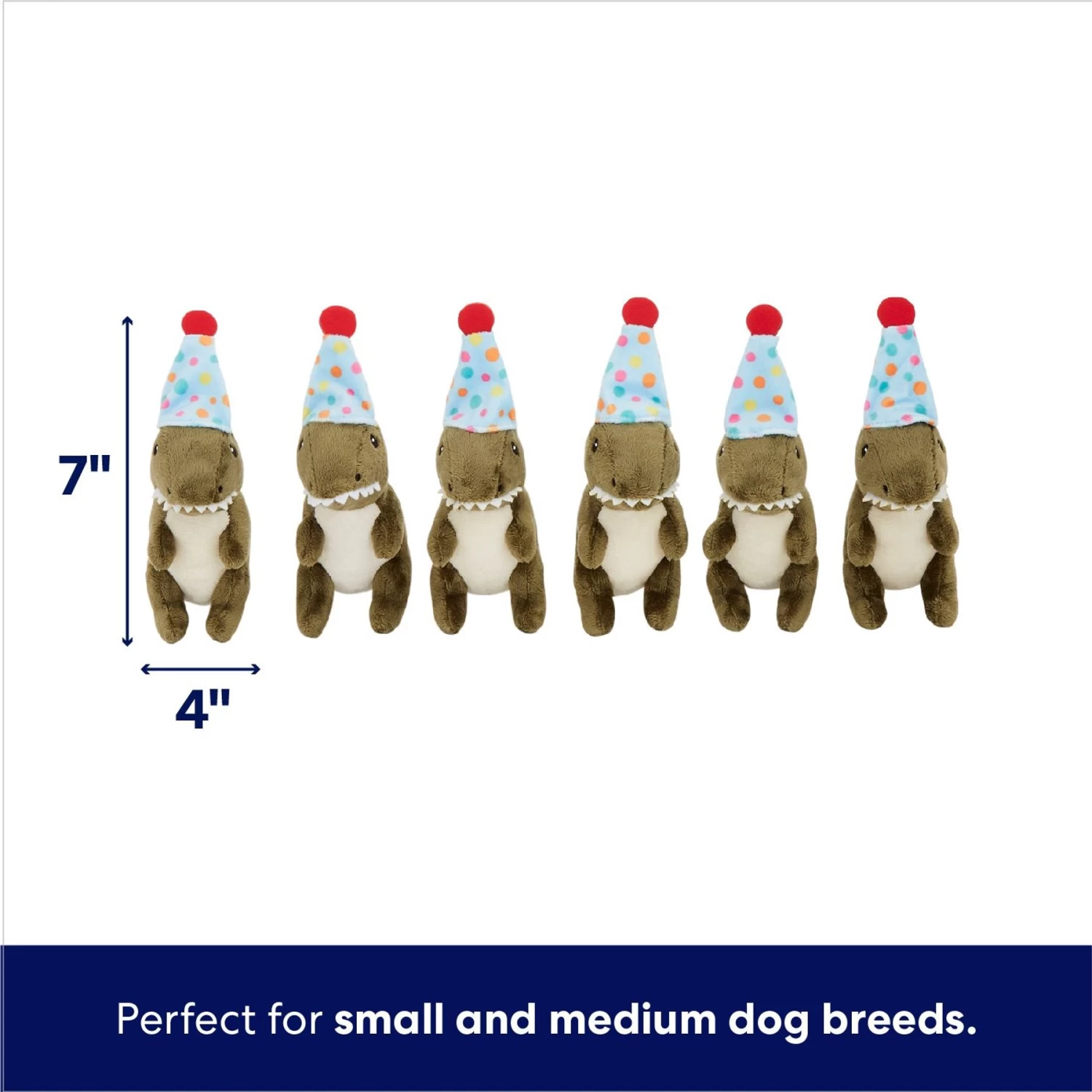 Frisco Birthday Volcano & Dinosaurs Hide & Seek Puzzle Plush Squeaky Dog Toy 3 Frisco Birthday Volcano & Dinosaurs Hide & Seek Puzzle Plush Squeaky Dog Toy - Image 3