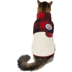 Frisco Mediumweight Red Plaid Insulated Dog & Cat Sherpa Coat 9 Frisco Mediumweight Red Plaid Insulated Dog & Cat Sherpa Coat -Cat Dog Supply Store 268320 PT2. AC SS1800 V1628773353