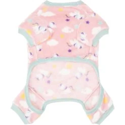 Frisco Dog & Cat Cozy Plush Fleece PJs, Unicorns -Cat Dog Supply Store 268469 PT4. AC SS1800 V1637686051