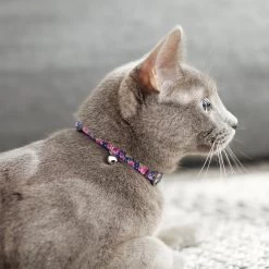 Frisco Midnight Floral Cat Collar -Cat Dog Supply Store 269490 PT4. AC SS1800 V1617037508