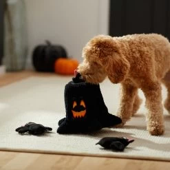 Frisco Halloween Haunted Tree Hide & Seek Puzzle Plush Squeaky Dog Toy -Cat Dog Supply Store 270488 PT3. AC SS1800 V1624817078