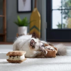 Frisco Camping S'mores Plush Cat Toy With Catnip, 2 Count -Cat Dog Supply Store 270983 PT3. AC SS1800 V1625009062