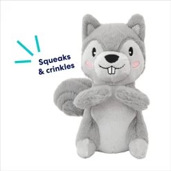 Frisco Camping Squirrel Plush Squeaky Dog Toy -Cat Dog Supply Store 271001 PT2. AC SS1800 V1686579152