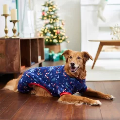 Frisco Snowy Nights Dog & Cat Cozy Polar Fleece PJs -Cat Dog Supply Store 276448 PT5. AC SS1800 V1637672189