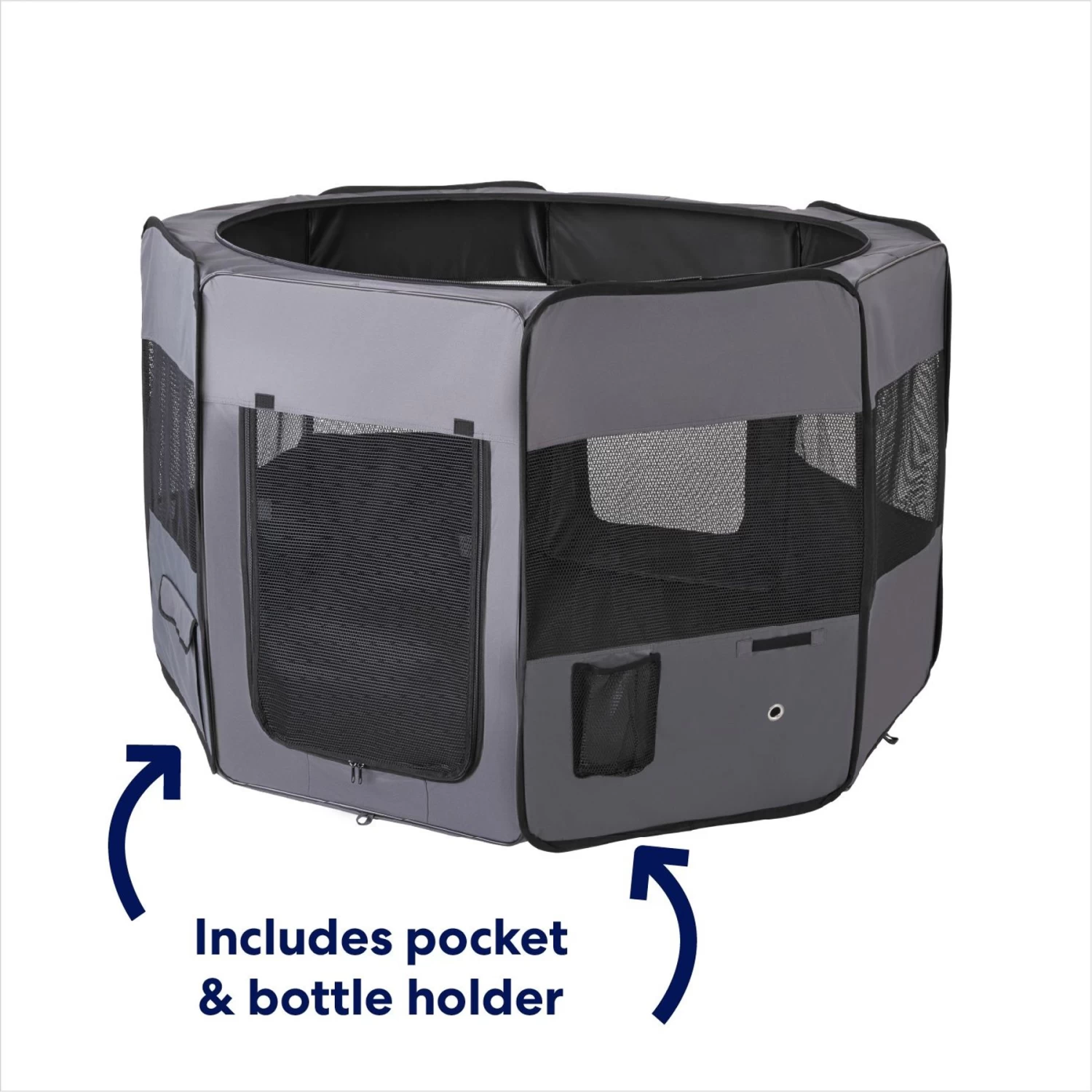 Frisco Soft-Sided Dog, Cat & Small Pet Exercise Playpen 4 Frisco Soft-Sided Dog, Cat & Small Pet Exercise Playpen - Image 4