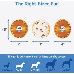 Frisco Fall Box Of Donuts Hide & Seek Puzzle Plush Squeaky Dog Toy -Cat Dog Supply Store 285639 PT2. AC SS1800 V1636990890