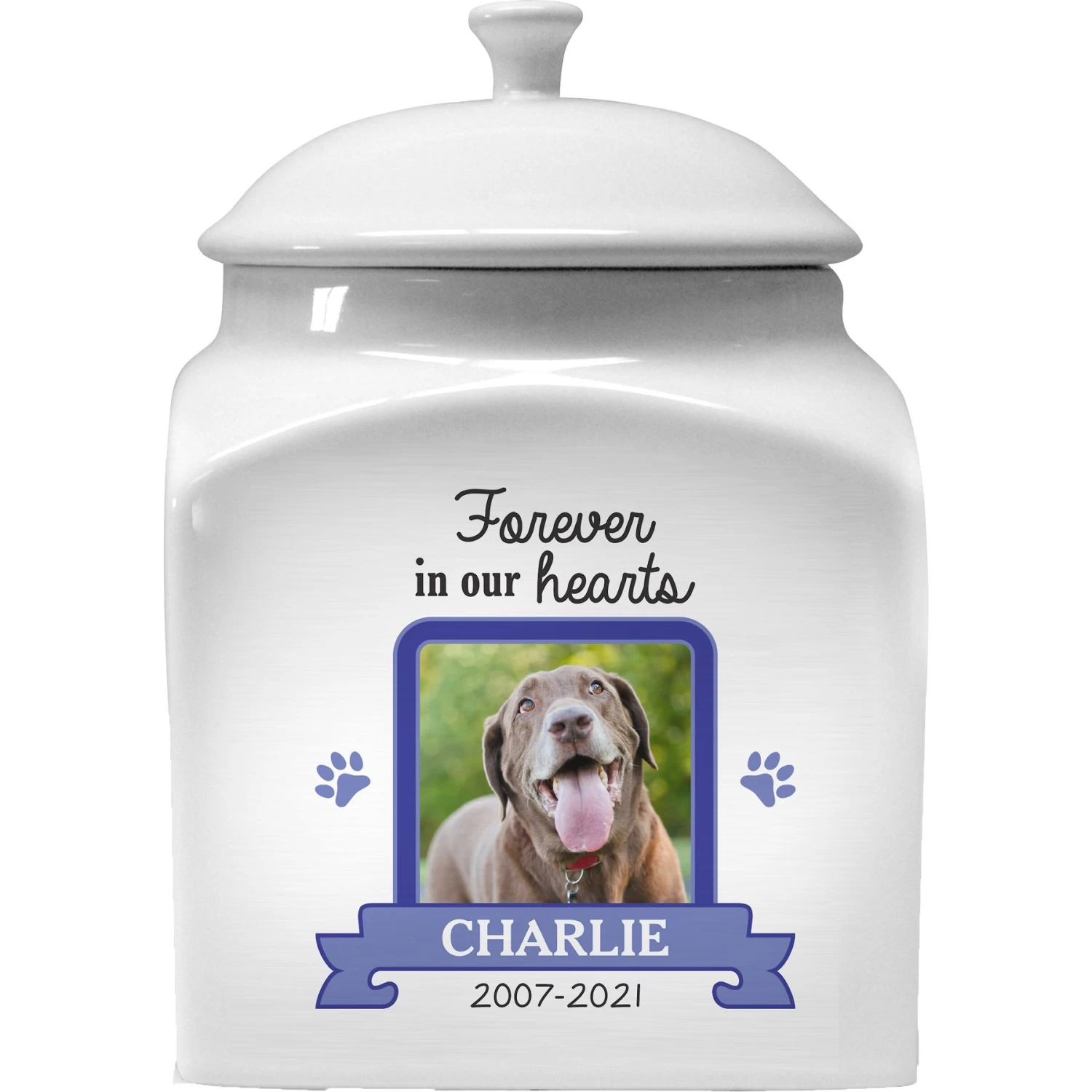 Frisco "Forever In Our Hearts" Personalized Urn 1 Frisco "Forever In Our Hearts" Personalized Urn