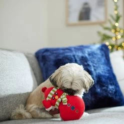 Frisco Holiday Naughty Or Nice Snowman Reversible Plush Squeaky Dog Toy -Cat Dog Supply Store 287219 PT3. AC SS1800 V1632774615