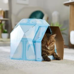 Frisco Igloo Cardboard Cat House -Cat Dog Supply Store 287293 PT4. AC SS1800 V1692035193