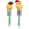 Frisco Holiday Elf Burrito Plush Cat Toy With Catnip, 2 Count
