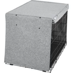 Frisco Faux Linen Dog Crate Cover -Cat Dog Supply Store 289630 PT3. AC SS1800 V1644248867