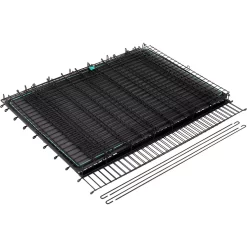 Frisco Heavy Duty Enhanced Lock Sliding Double Door Fold & Carry Wire Dog Crate & Mat Kit, 54 Inch -Cat Dog Supply Store 297463 PT3. AC SS1800 V1633115391