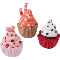 Frisco Valentine Cupcakes Plush Squeaky Dog Toy -Cat Dog Supply Store 298913 PT2. AC SS1800 V1637693888