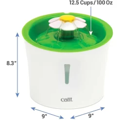 Catit Flower Plastic Cat Fountain & Frisco Pet Toy & Bowl Cleaning Wipes, 70 Count -Cat Dog Supply Store 303288 PT2. AC SS1800 V1623038844
