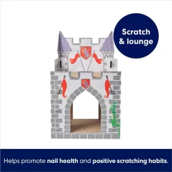 Frisco Castle Cardboard Cat House, 2-Story -Cat Dog Supply Store 308822 PT2. AC SS1800 V1689354927