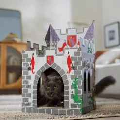 Frisco Castle Cardboard Cat House, 2-Story -Cat Dog Supply Store 308822 PT4. AC SS1800 V1688677261