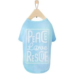 Frisco Peace Love Rescue Dog & Cat T-Shirt -Cat Dog Supply Store 315068 PT4. AC SS1800 V1646350198