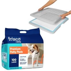 Frisco Training Pad Holder & Frisco Premium Dog Training & Potty Pads