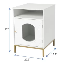 Frisco Elevated Side Table Litter Box Cover -Cat Dog Supply Store 322627 PT2. AC SS1800 V1661376260