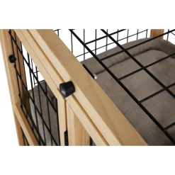 Frisco Collapsible Wood & Wire Cat Cage Playpen, 2 Level -Cat Dog Supply Store 323214 PT5. AC SS1800 V1645480002