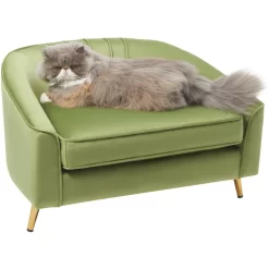 Frisco Elevated Curved Dog & Cat Sofa Bed With Removable Cover -Cat Dog Supply Store 331628 PT2. AC SS1800 V1643928761