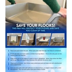 Shirley K's Senior Cat Litter Box, X-Large -Cat Dog Supply Store 347408 PT5. AC SS1800 V1679682947