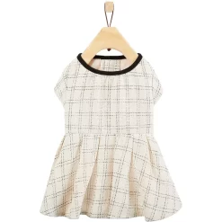 Frisco Tweed Weave Ruffle Skirt Dog & Cat Dress -Cat Dog Supply Store 353649 PT4. AC SS1800 V1659726539