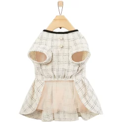 Frisco Tweed Weave Ruffle Skirt Dog & Cat Dress -Cat Dog Supply Store 353649 PT5. AC SS1800 V1659726435