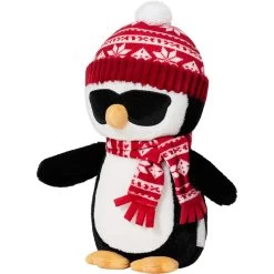 Frisco Holiday Penguin Plush Squeaky Dog Toy