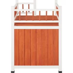 Frisco Outdoor Wooden Cat House With Elevated Balcony Steps -Cat Dog Supply Store 360998 PT3. AC SS1800 V1657828422