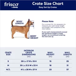 Frisco Easy Set-Up Wood Furniture Style Dog Crates -Cat Dog Supply Store 363840 PT2. AC SS1800 V1685459494