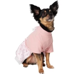 Frisco Tulle Hearts Dog & Cat Dress -Cat Dog Supply Store 371070 PT3. AC SS1800 V1700690603
