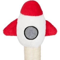 Frisco Rocket Ship 23" Sisal Cat Scratching Post With Play Base -Cat Dog Supply Store 371365 PT2. AC SS1800 V1664373475