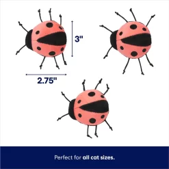Frisco Spring Potted Plant And Ladybugs Interactive Plush Cat Toy With Catnip -Cat Dog Supply Store 541542 PT2. AC SS1800 V1672780518