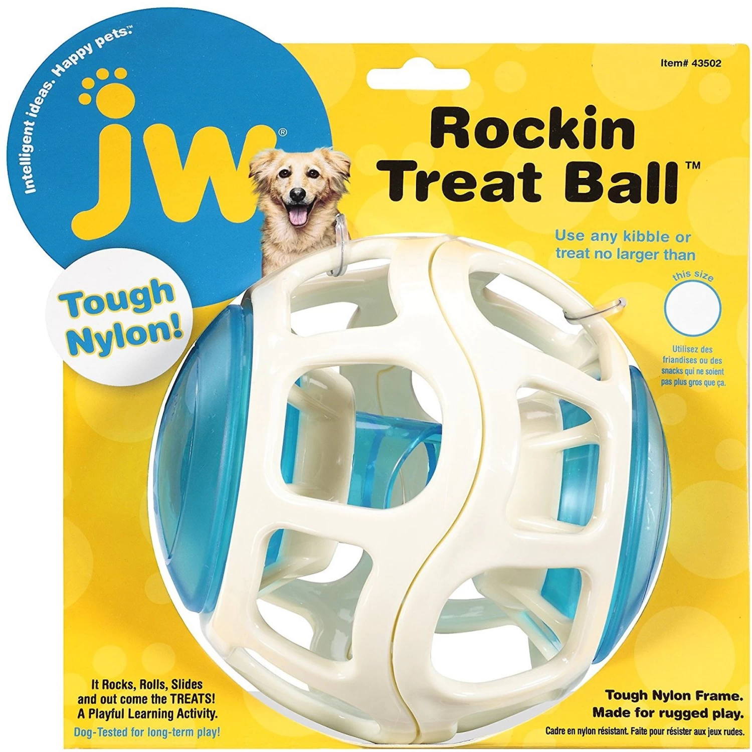 JW Pet Rockin Treat Ball 1 JW Pet Rockin Treat Ball