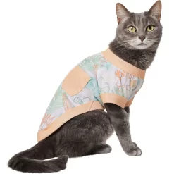 Frisco Vintage Tropical Dog & Cat Pocket T-Shirt -Cat Dog Supply Store 556598 PT2. AC SS1800 V1675103229