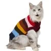 Frisco Chunky Knit Multi-Stripe Dog & Cat Sweater