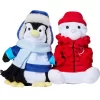 Frisco Holiday Arctic Buddies 2-in-1 Rip For Surprise Plush & Rubber Dog Toy