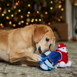 Frisco Holiday Arctic Buddies 2-in-1 Rip For Surprise Plush & Rubber Dog Toy -Cat Dog Supply Store 739718 PT3. AC SS1800 V1694812848