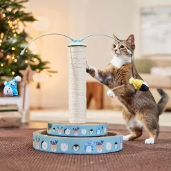 Frisco Holiday Arctic Friends Interactive Scratcher Cat Toy With Catnip -Cat Dog Supply Store 740118 PT3. AC SS1800 V1695045711
