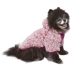 Frisco Textured Wubby 2-Tone Fleece Dog & Cat Hoodie -Cat Dog Supply Store 742406 PT2. AC SS1800 V1703194380