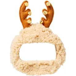 Frisco Sherpa Reindeer Dog & Cat Hat With Bells -Cat Dog Supply Store 745646 PT3. AC SS1800 V1694793503
