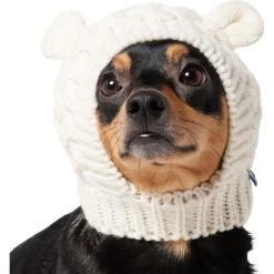 Frisco Polar Bear Sweater Knit Dog & Cat Hat -Cat Dog Supply Store 745742 PT2. AC SS1800 V1694793756