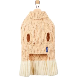 Frisco Cable Knit Dog & Cat Sweater Dress With Velvet Bow -Cat Dog Supply Store 745838 PT5. AC SS1800 V1694793759