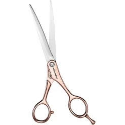Babyliss Pro Pet Rose Gold Curved Shears Dog Grooming Tool, 6-inch -Cat Dog Supply Store 823638 PT4. AC SS1800 V1694179885